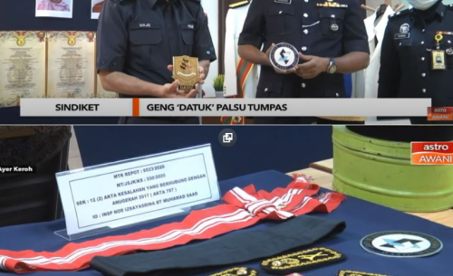 Sindiket | Geng ‘Datuk’ palsu tumpas